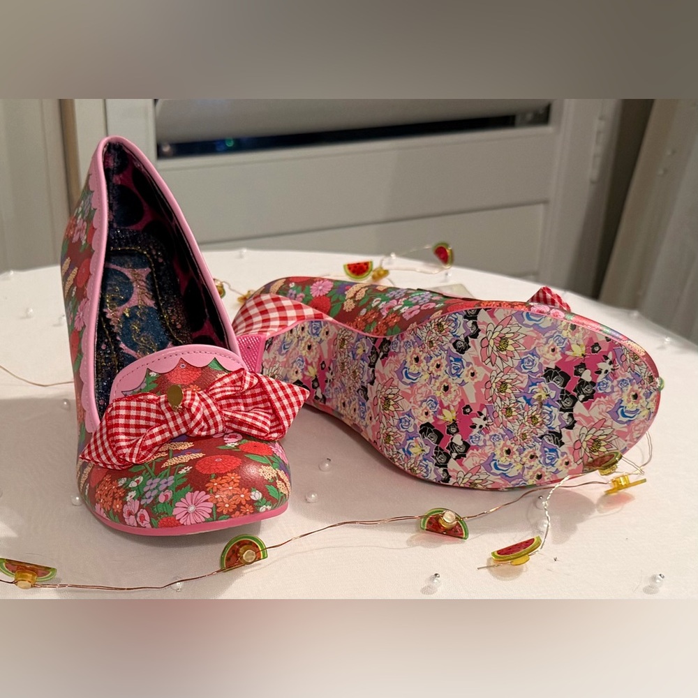 Sold Out Rare HTF Retired Irregular Choice Kanjanka Statement Heels, size 8/39 - Picture 16 of 17